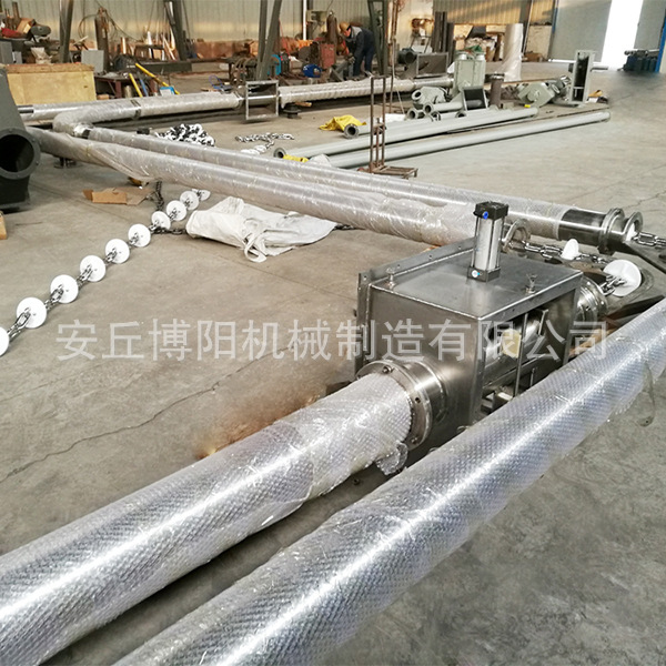 堿粉用管鏈輸送機(jī)輸送是不是更合適？