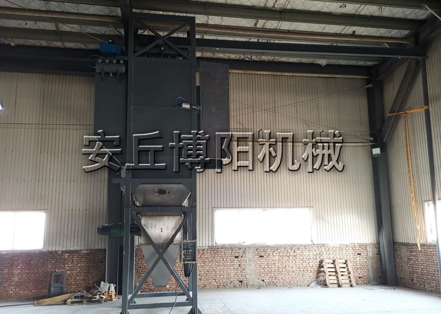 安丘博陽機械脫硫粉噸袋拆包機如何進行拆包卸料作業(yè)？