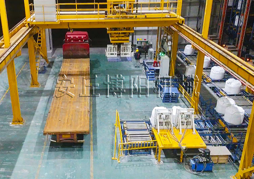 氯酸鈉全自動噸袋裝車機主要機構和工作流程是什么？